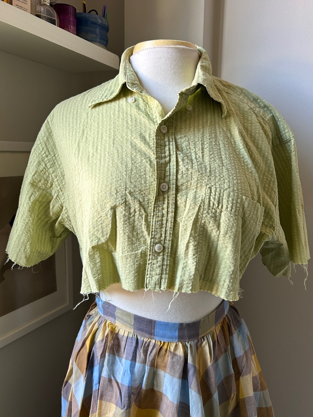 Cropped LL Bean Shirt
